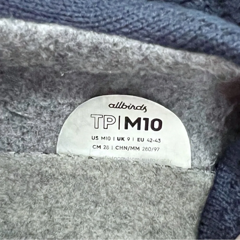ALLBIRDS Treepiper shoes Sneakers Navy Wool